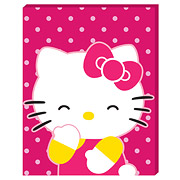 Hello Kitty Large Stretched Canvas Print